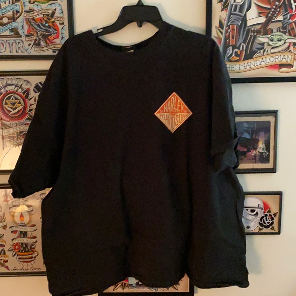 Black Harley Davidson tshirt